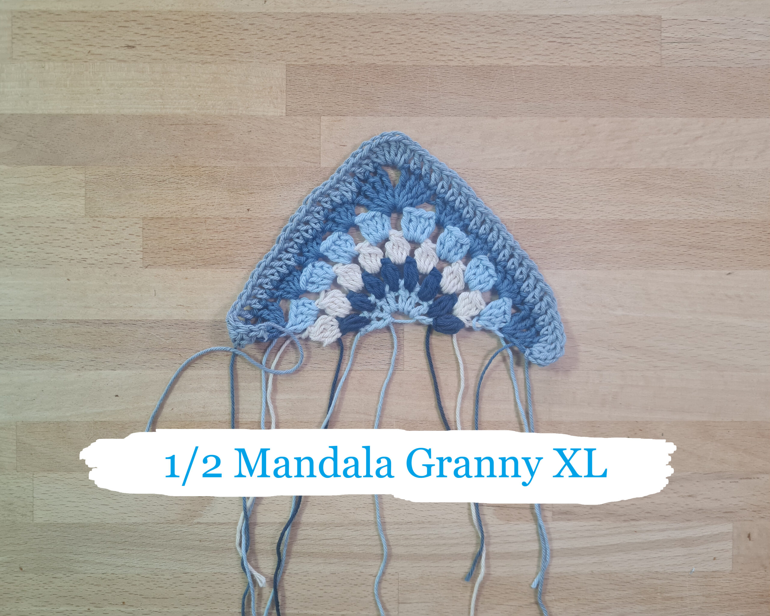 1/2 Mandala Granny Square XL