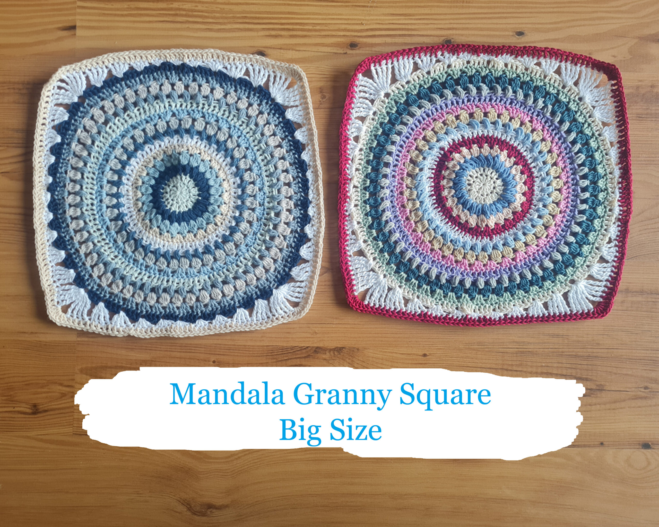 Mandala Granny Square Big Size