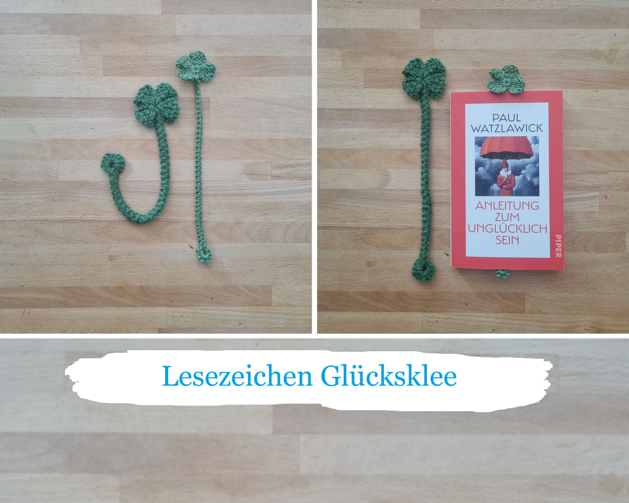 Lesezeichen Glücksklee