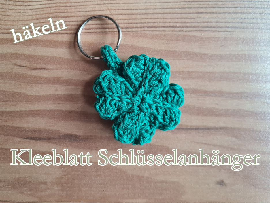 Schlüsselanhänger Kleeblatt